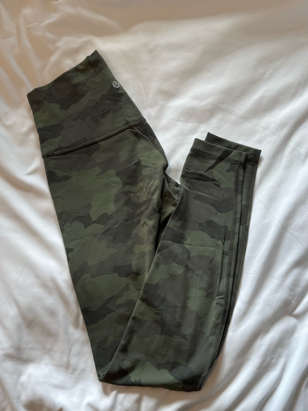 lululemon athletica Olive Green Camo High-Rise Leggings